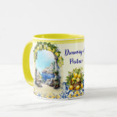 Positano Mug Rêve de citrons Positano Amalfi (Devant gauche)