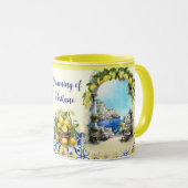 Positano Mug Rêve de citrons Positano Amalfi (Devant droit)