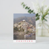 Positano panoramisch uitzicht briefkaart (Staand voorkant)