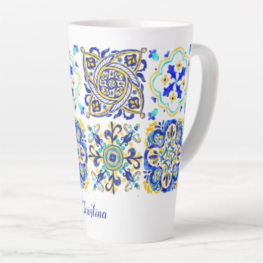Positano Réflexions Mug (Angle droit)