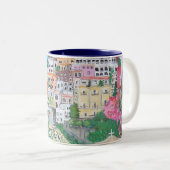 Positano, tasse de l'Italie (Devant droit)