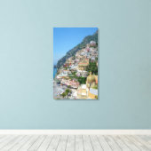 Positano uitgerekt canvas afdrukken (Insitu (Houten vloer))