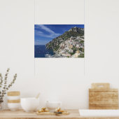 Positano van het Zee Poster (Keuken)