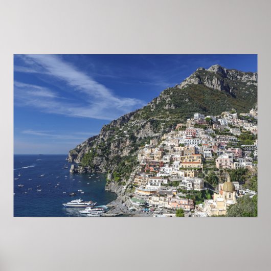 Positano van het Zee Poster (Voorkant)