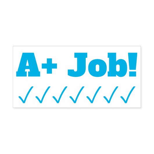 Positief "A+ Job!" Teacher Feedback Rubber Stamp Zelfinktende Stempel (Design)
