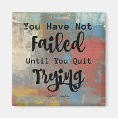 Positief Aanmoedigingscitaat Koelkast Magneet (Voorkant)