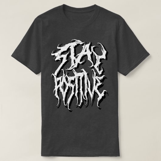 Positief bericht over het stimuleren van het afdoe t-shirt (Design voorkant)