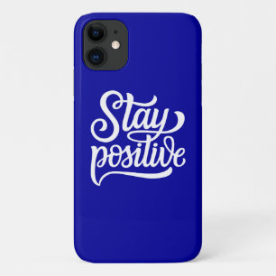 Positief blauw iPhone 11 hoesje