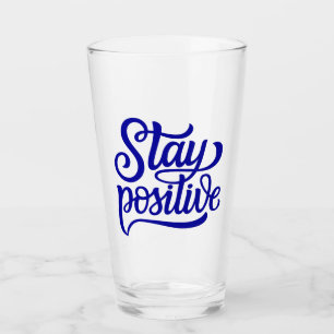 Positief blauw glas
