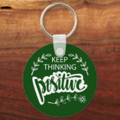 Positief blijven denken sleutelhanger (Voorkant)