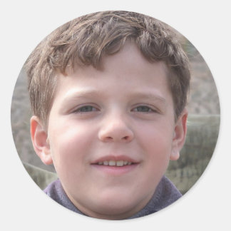 Positief blijven ronde sticker