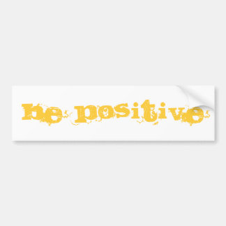 positief bumpersticker
