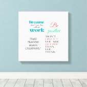 positief canvas afdruk (Insitu (Houten vloer))