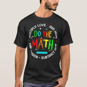 Positief citaat dat Slogan Love Hoop aanzet T-shirt