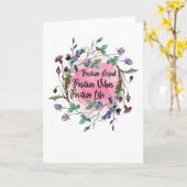 Positief denken aan leven kaart (Gele Bloem)