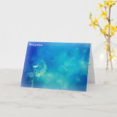 Positief denken kaart (Gele Bloem)