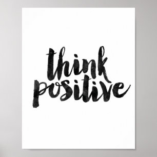 Positief denken poster