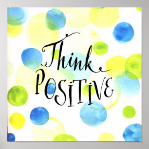 Positief denken poster