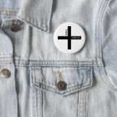 Positief denken ronde button 5,7 cm (In situ)