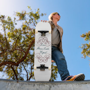 Positief denken skateboard