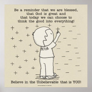 Positief geblesseerd poster