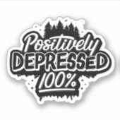 Positief geperste vinylsticker sticker (Voorkant)