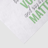 Positief Groen Uw Citaat van de Motivatie van de K Tissuepapier (Detail)