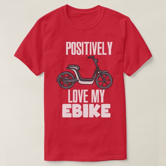 Positief hou van mijn eBike T-shirt (Design voorkant)