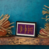 Positief Inspirerend citaat over leven Fotoplaat (Zijkant)