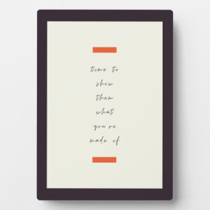 Positief Inspirerend/Motivatie prijsopgave voor de Fotoplaat