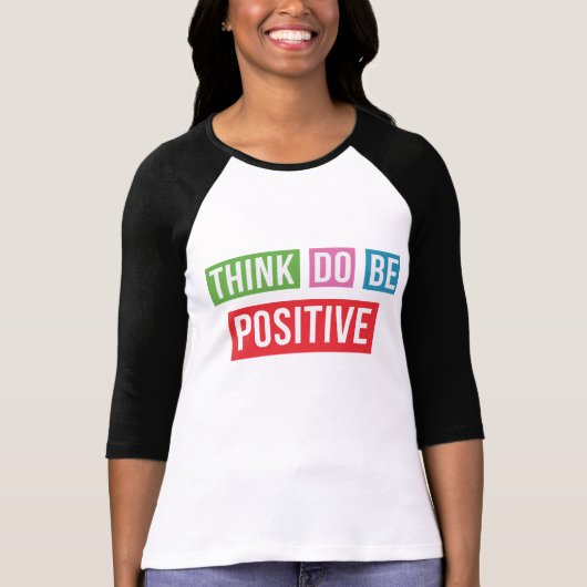 Positief Inspirerend overhemd T-shirt (Voorkant)