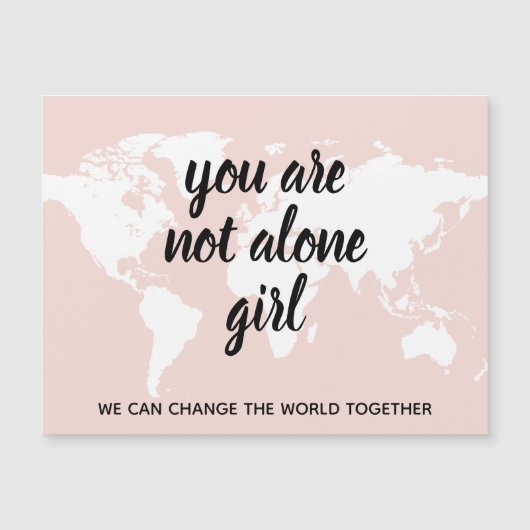 Positief: je bent niet alleen een meisjesmotivatie (Voorkant)