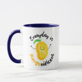 Positief Mango Pun - Elke dag is misleidend Mok (Links)