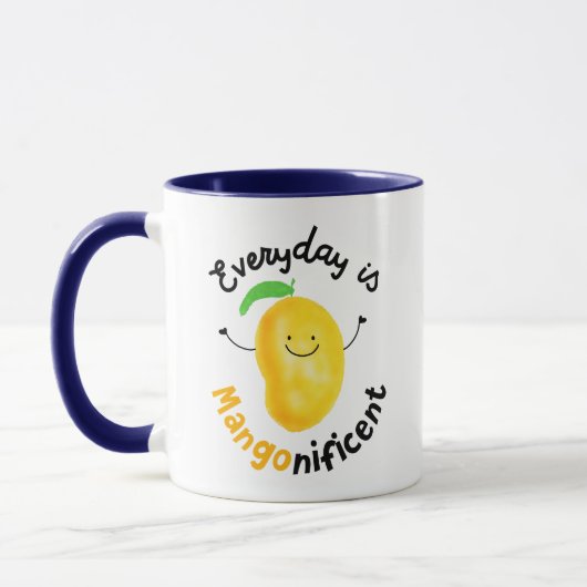 Positief Mango Pun - Elke dag is misleidend Mok (Links)