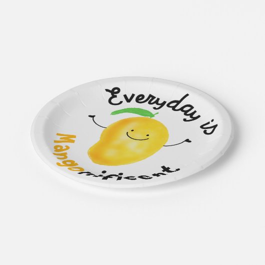 Positief Mango Pun - Elke dag is misleidend Papieren Bordje (Gekanteld)