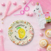 Positief Mango Pun - Elke dag is misleidend Papieren Bordje (Feest)