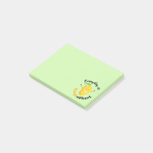 Positief Mango Pun - Elke dag is misleidend Post-it® Notes (Schuin)