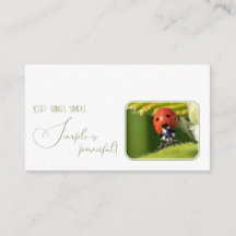 Positief motivatie citaat met weinig ladybug