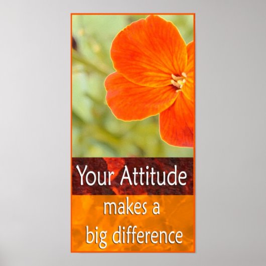 Positief Motivatie Poster van hoogte (Voorkant)