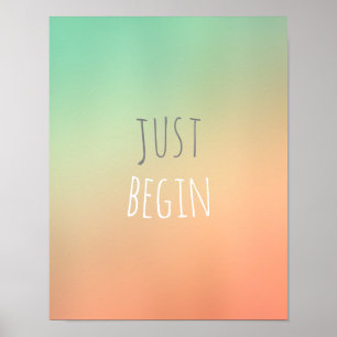 positief motivatie prijsopgave geschilderd ontwerp poster