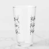 Positief positieve vibe positieve levensstandaard  glas (Rechts)