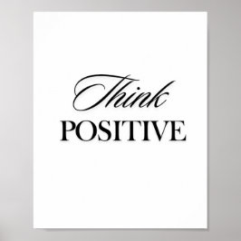 Positief Poster