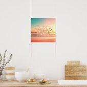 Positief Poster op Vibes (Keuken)