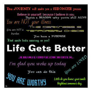 Positief Poster Perfect Poster