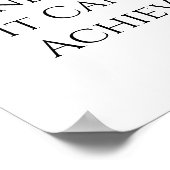 Positief Poster voor aanmoediging (Hoek)