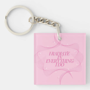 Positief, Spiritueel, Inspirerend, Motiverend Sleutelhanger