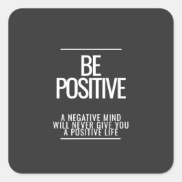 Positief Sticker blad zijn