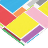 Positief Vibes Happy Colours Abstract Art Blocks Tafelkleed (Gekanteld)