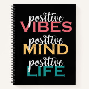 Positief Vibes Positive Mind Positive Life Notitieboek