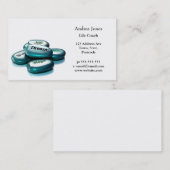 Positief visitekaartje voor woordspellen (Voorkant / Achterkant)